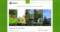 Desktop Screenshot of lawnboynow.com
