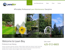 Tablet Screenshot of lawnboynow.com